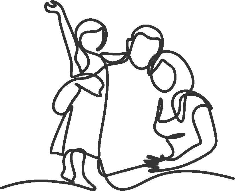 Family therapy illustration